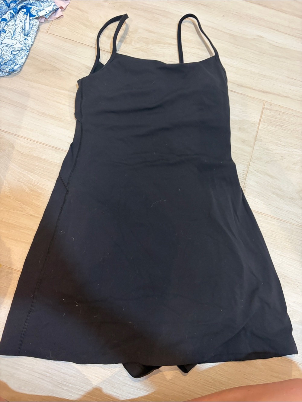 lululemon athletica Black Spaghetti Strap Mini Dress